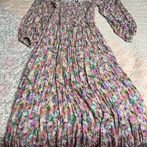 Topshop Multicolor Textured Dress